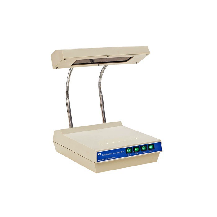 Четырехцелевой УФ-анализатор типа ZF-2, УФ-волновой 254 нм, 312 нм, 365 нм, настольный УФ-анализатор