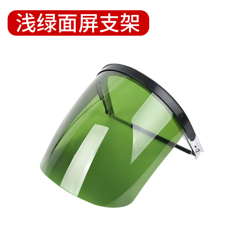 máscara de soldadura eléctrica tipo casco de seguridad protector de cara completa montado en la cabeza tipo aislamiento térmico anti-asqueado pantalla de cara cortar y pulir máscara de soldador