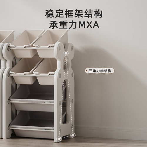 LeYingFang Children's Toy Storage Rack, Multi-layer Categorized Toy Shelf, Bookshelf for Toddlers