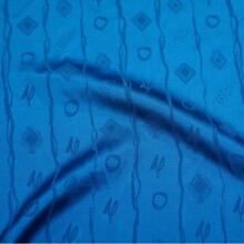 2114#色丁星纹条提花布 春夏仿冰丝提花面料 连衣裙 居家服装布