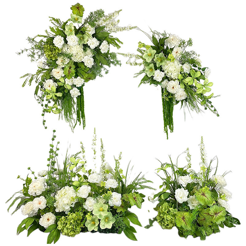 Flor de boda flor de diseño de ventana de diseño de paisaje de escenario de boda flor de moda flor de imitación de jardín de Monet