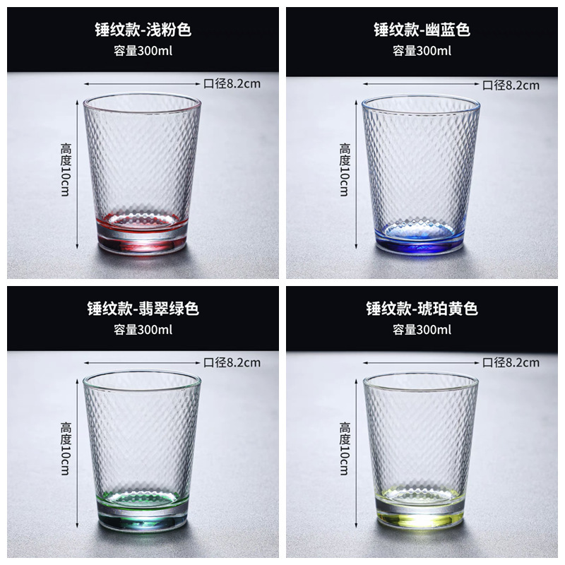 Tazas de vidrio RUOPA, tazas de agua de color, tazas de café multicolores, tazas de café de alto valor de color, tazas de agua de color, tazas de café de color, tazas de café de color