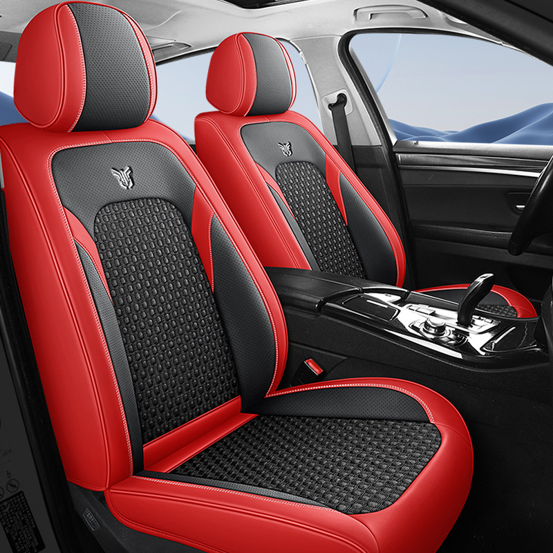 新款全包皮冰丝透气舒适四季通用汽车坐垫座椅垫五座外贸批发eBay
