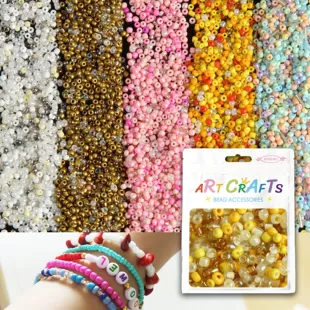 Стеклянный бисер 3/6×2 мм для DIY-украшений
