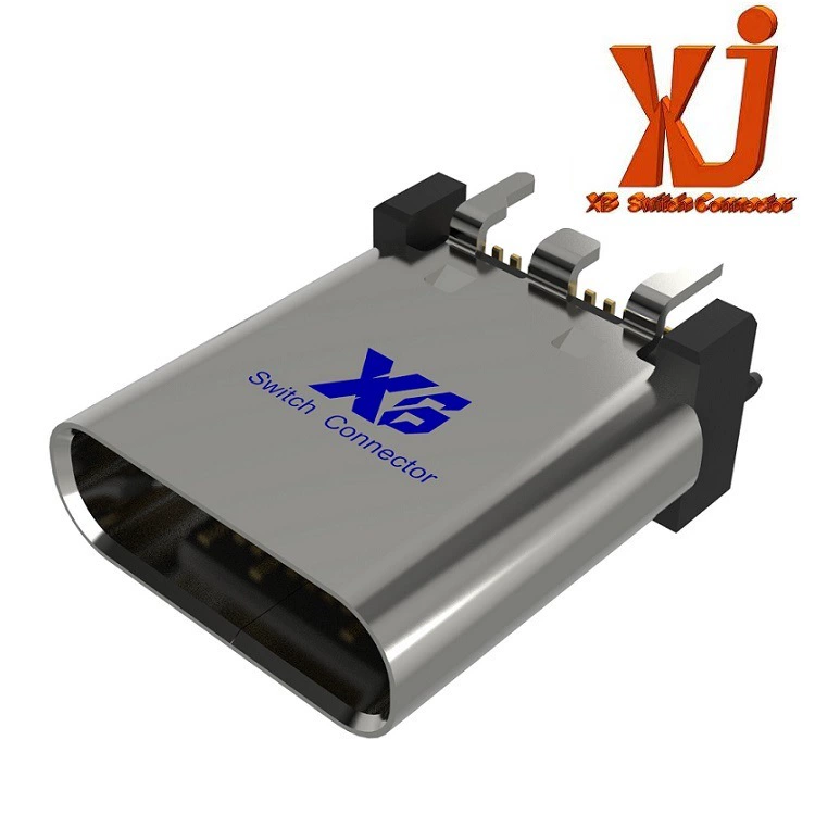 Горизонтальный штекер USB разъем 14PIN 90 градусов Type-C гнездо 14P, USB-разъем 14P