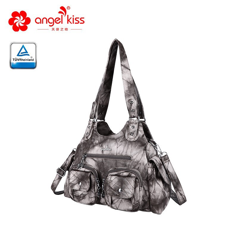 Angelkiss Amazon cross-border hot fashion ladies handbag European and American shoulder messenger bag factory wholesale