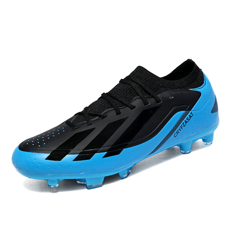 Nuevos zapatos de entrenamiento de clavos largos para hombres y mujeres, zapatos de fútbol transfronterizos, zapatos de fútbol para estudiantes de educación física juveniles, fábrica directa