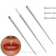 Puncture guide pin 316L auxiliary rod 1.0 tooth guide rod internal and external thread pin belly button nail pin