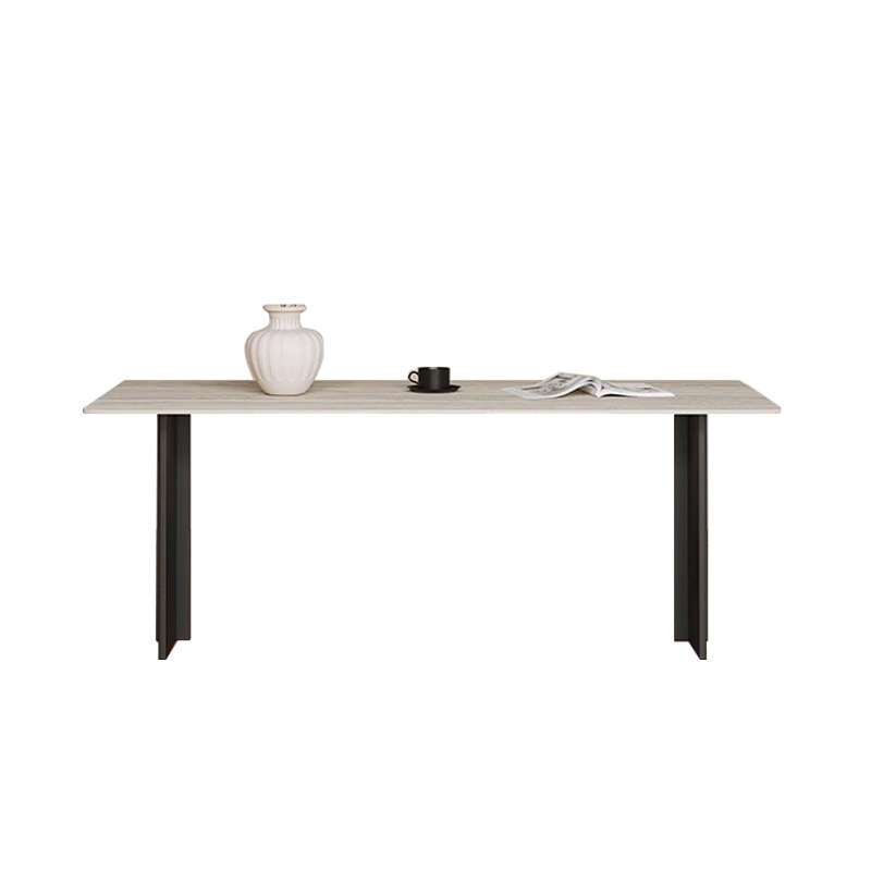 Mesa de comedor Schuffan Latte De Lifeng Cave Rock Plate simple medieval mesa de comedor rectangular minimalista diseño italiano de alta gama