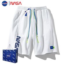 NASA联名2024夏季新款男士百搭学生短裤休闲宽松直筒外穿运动五分