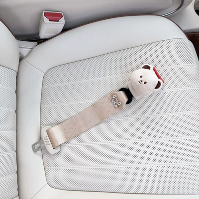 Other Automotive Interior Supplies: Driving Supplies, Co-Pilot Kids - beige-maternity-anti-strangle-safety-belt-plush-bear