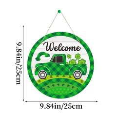 St. Patrick's Day Decoration Door Sign Hanging Irish Festival Outdoor Porch Layout Hanging Sign Wholesale Customization