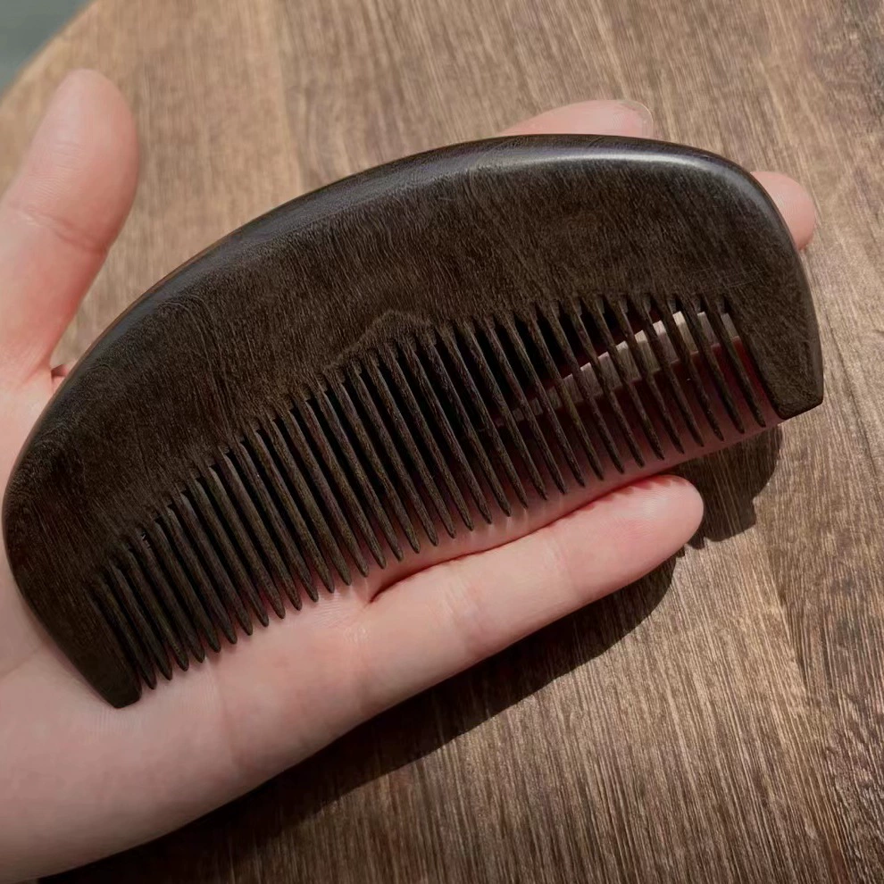 小黑银饰 Retro creative high-end brush sandalwood for mother, wholesale, silver 925 sample, Birthday gift