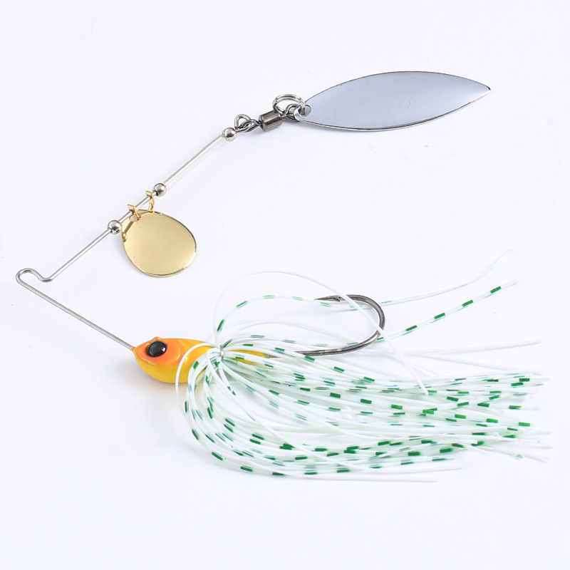 Metal Spinner Baits Spinner Jig Fresh Water Bass Trout Pike Swimbait Tackle Gear