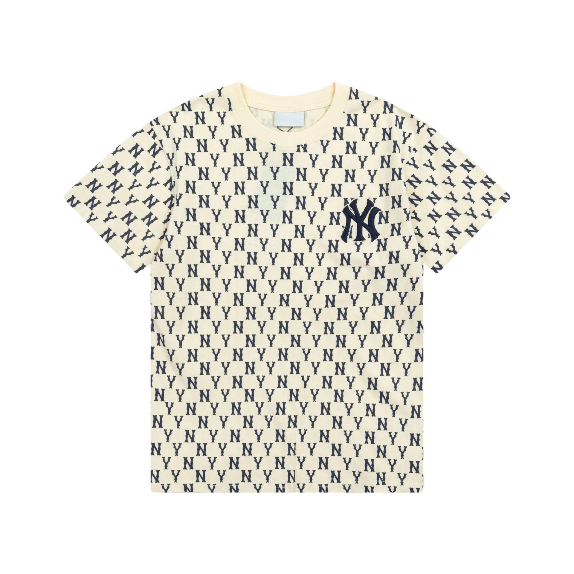 Fábrica al por mayor nueva moda Coreana de alta calidad impresa algodón manga corta hombres y mujeres mismo estilo pareja camiseta suelta soporte código de escaneo