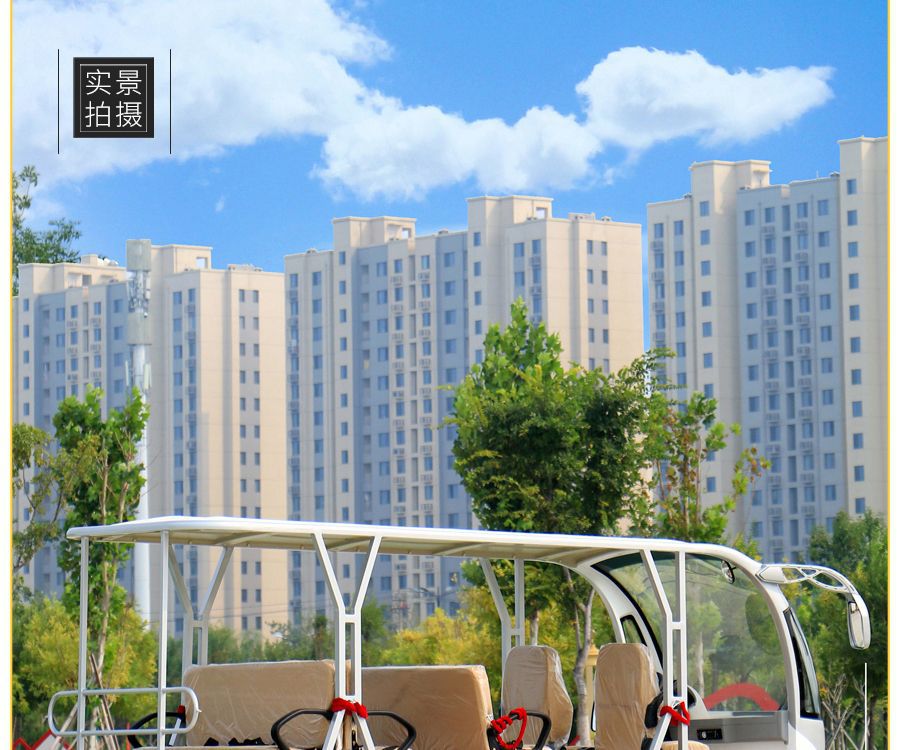 8-14 Seat Electric Sightseeing Car for Tourist Attractions, Sightseeing Vehicles for Scenic Spots, Electric Shuttle Buses for Tours