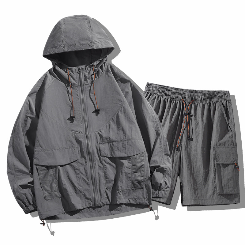 2025 nuevo estilo traje de ropa de protección solar con capucha ropa de piel para hombres pareja ropa de protección solar al aire libre transpirable ropa de piel de pesca para mujeres