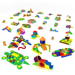 Early education children's soft climbing and sliding combination indoor climbing drilling hole sensory training equipment physical training toys boutique