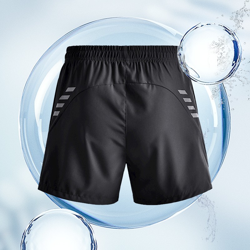 Correr pantalones cortos de maratón de hombre, atletismo, deportes, gimnasio, entrenamiento de hielo de verano, secado rápido