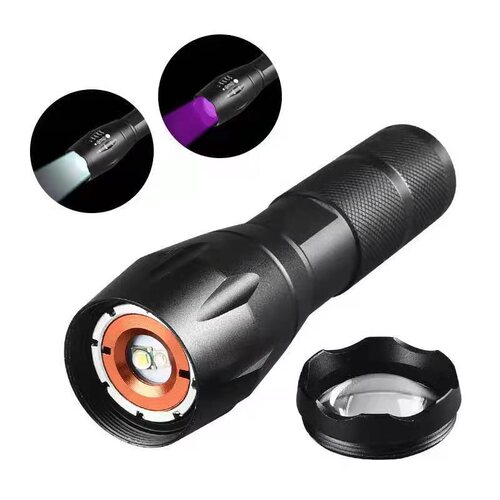 T6 Aluminum Alloy Telescopic Zoom Multi-Color Flashlight Cross-border Outdoor Mini Flashlight Wholesale