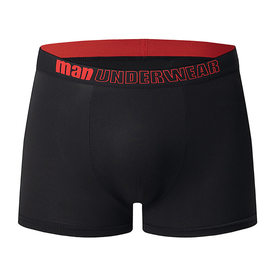 Herren Trunks Aus Baumwolle Nahtlose Sportunterwäsche Atmungsaktiv_voghion.com