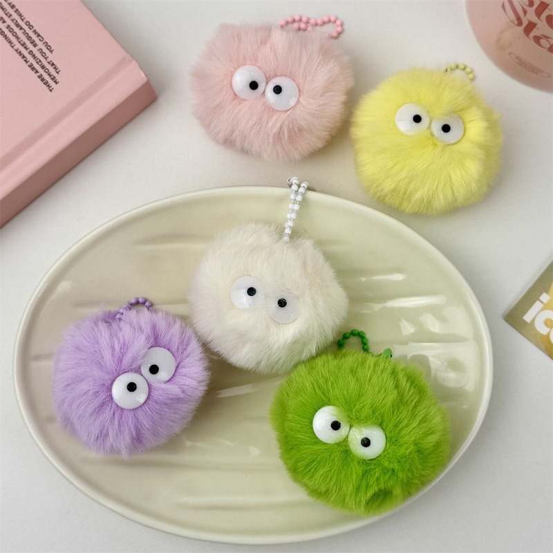 クリエイティブカラフルな毛玉バッグペンダントアクセサリーキーホルダーかわいいぬいぐるみ女の子ペンダントペンダント卸売|undefined