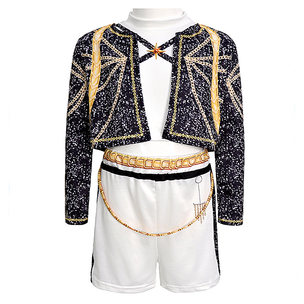 Amazon estampado traje de la compañía de caza de brujas rumizoimilas cos traje de actuación juego de niños cazadores de demonios