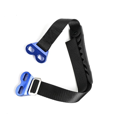 Motorcycle Safety Supplies and Rear Lifting Straps, Towing Straps - blue-cnc-front-rescue-strap