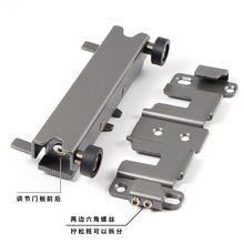 隐形门五金隐藏幽灵配件可调移门吊到顶左右门一门滑轨无轨木门轨