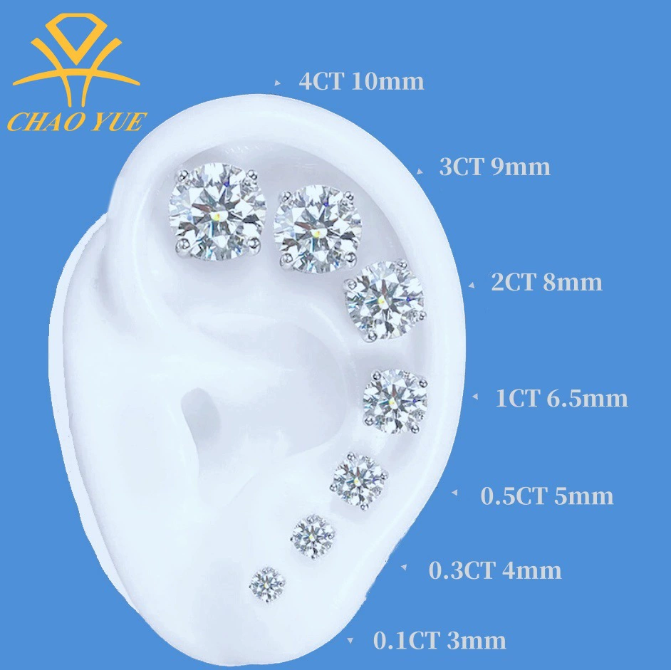 Европейские и американские бестселлеры: классические серьги с четырьмя крапанами, инкрустированные муассанитом от 10 точек до 5 карат, из серебра S925, с одним камнем, в нишевом модном стиле.