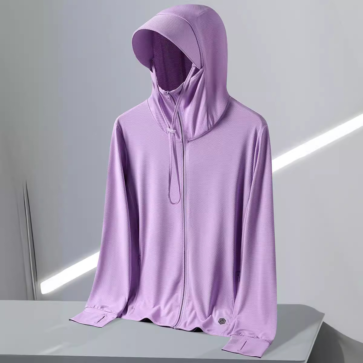 Summer Lightweight Ice Silk Breathable Sun Protection Clothing for Men and Women, Hooded Jacket, Outdoor Sports and Fishing Sun Protection Clothing