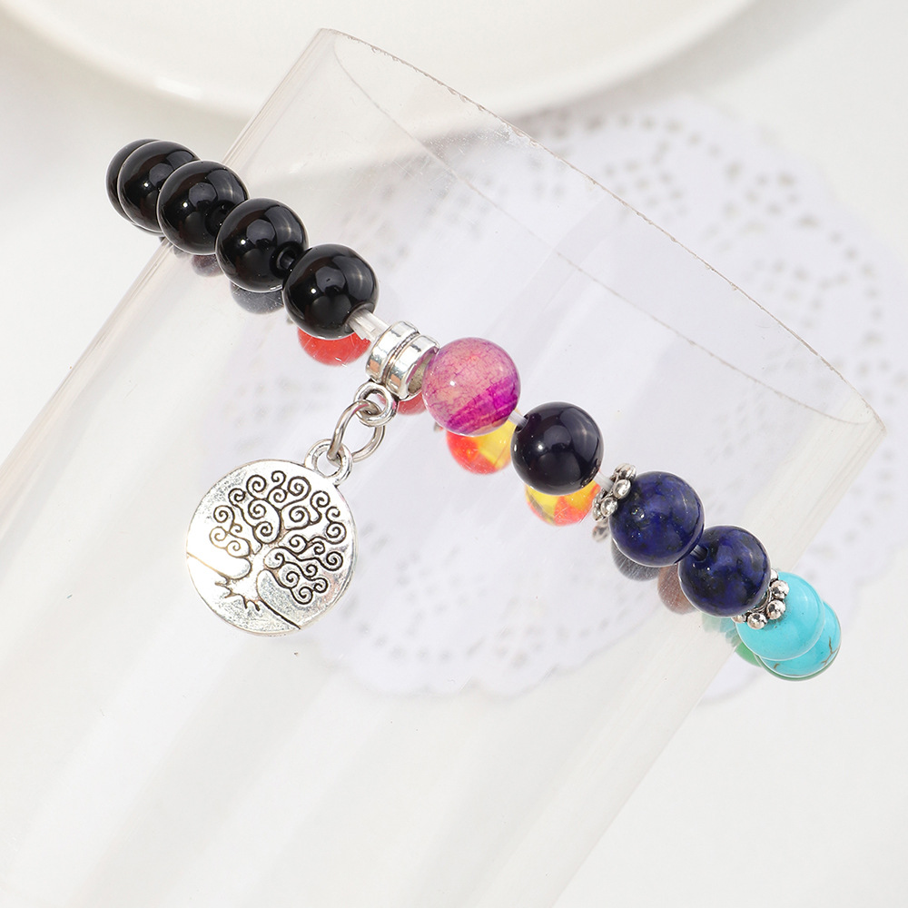 Fashion Colorful Bead Tree of Life Alloy Bracelet Wholesalepicture5
