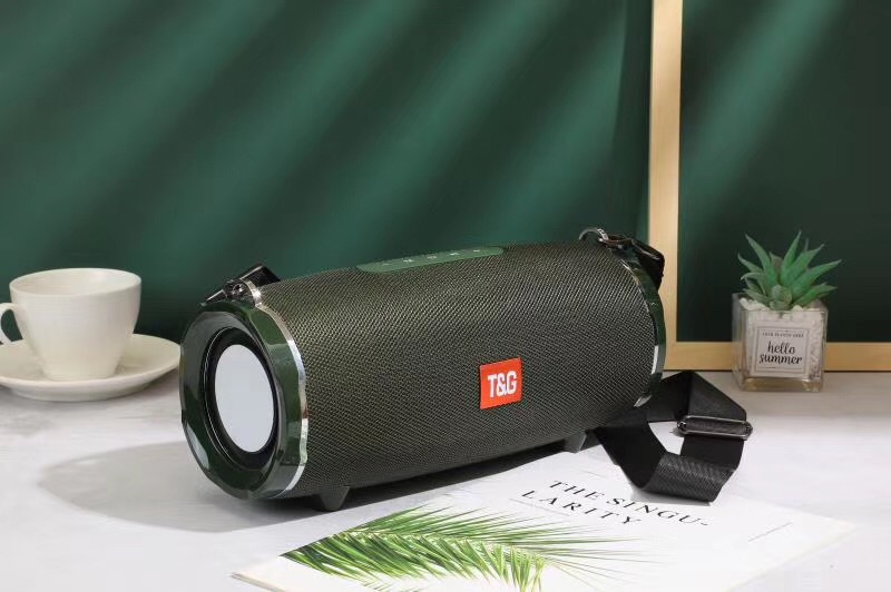 TG187 tela altavoz bluetooth al aire libre subwoofer impermeable doble diafragma de alta calidad de sonido portátil tarjeta T conectable sonido de llamada