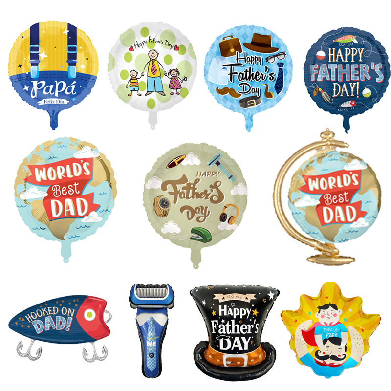 Cross-Border New Father's Day English Series Aluminum Foil Balloons Superman Dad Birthday Party Holiday Decoration Balloons Cross-Border New Father's Day English Series Aluminum Foil Balloons Superman Dad Birthday Party Holiday Decoration Balloons