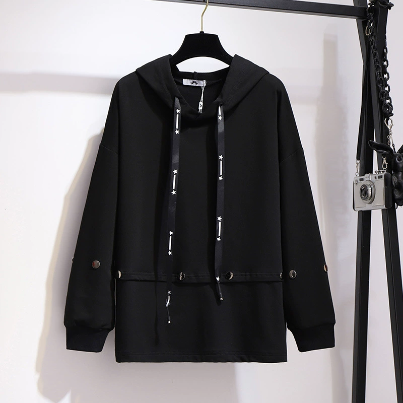 Худи для отдыха осень, толстовка в корейском стиле oversize свободный крой средней длины
