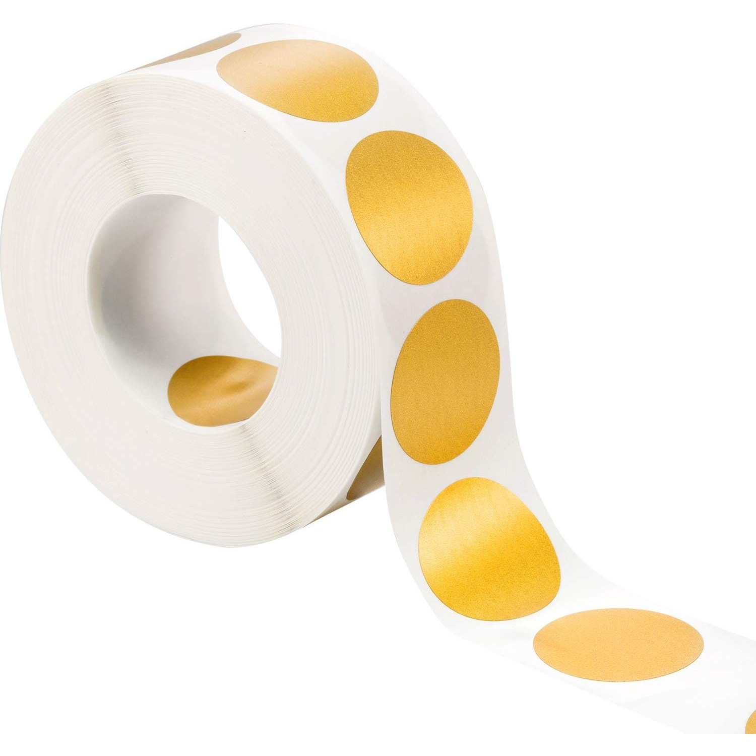 金色刮刮乐贴纸圆形自粘奖票派对抽奖贴纸