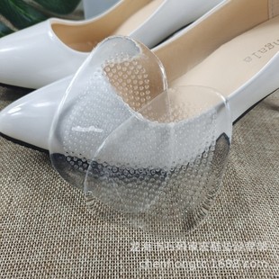 Slippers Forefoot Pad High Heels Summer Sandals Silicone Non-Slip Anti-Wear Shock-Absorbing Anti-Slip Arch Support Forefoot Women's Half Size
