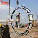 Factory customized high pole lamp outdoor 25 m lifting square stadium led mains Solar high pole lamp