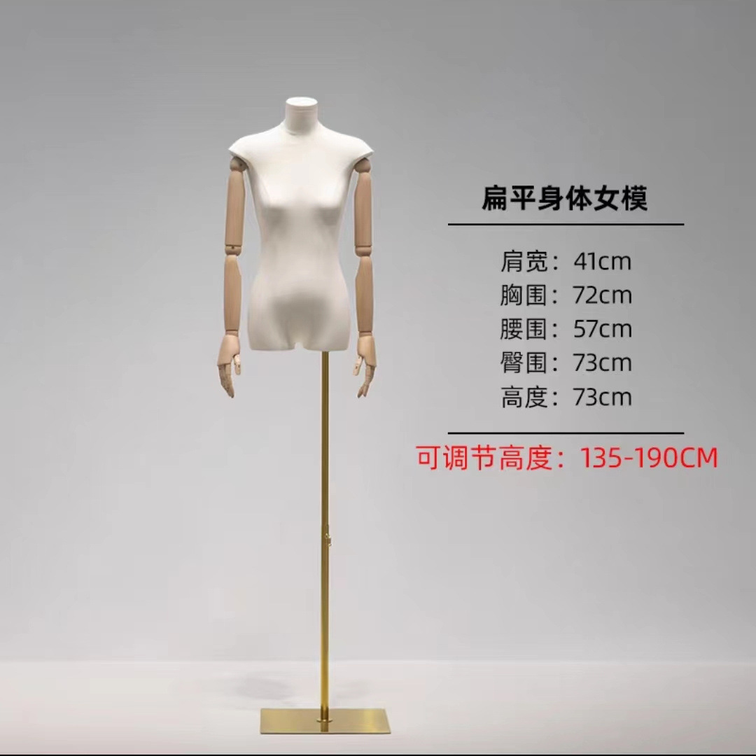 Maniquí Femenino de Medio Cuerpo de Plástico, para Tienda de Ropa image 28