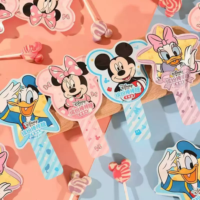 [Бесплатная доставка] Леденцы с Микки и Минни Маусом от Disney, милые мультяшные свадебные конфеты в подарок