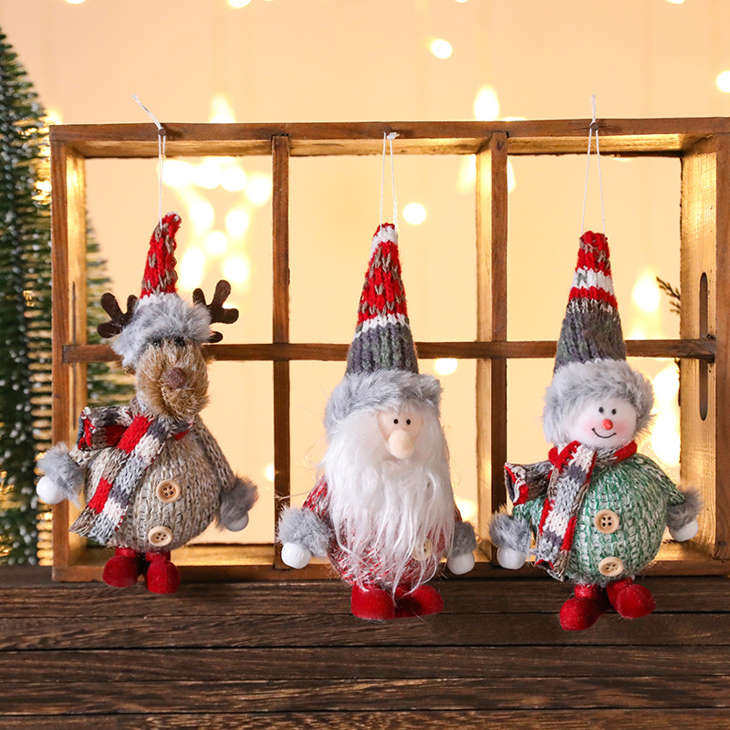 Kerst Heerlijk Eenvoudige Stijl Elanden Vakantie Festival Hangende Ornamenten Decoratieve Rekwisieten display picture 1