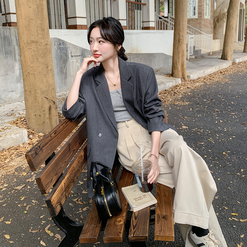 小西装外套女2025春秋季新款气质小众韩系西服轻熟风小西服上衣女|undefined