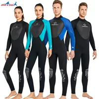 DIVE & SAIL Новый 3-миллиметровый водолазный костюм, мужской цельный теплый водолазный костюм с длинными рукавами, женский зимний купальный костюм для подводного плавания и серфинга