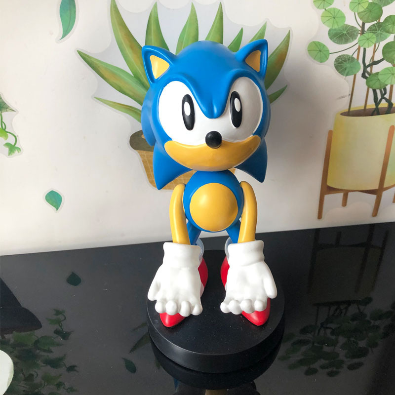 Soporte de teléfono móvil de árbol hombre de dibujos animados de escritorio veneno adornos de estudiantes adornos soporte de mango Fox negro