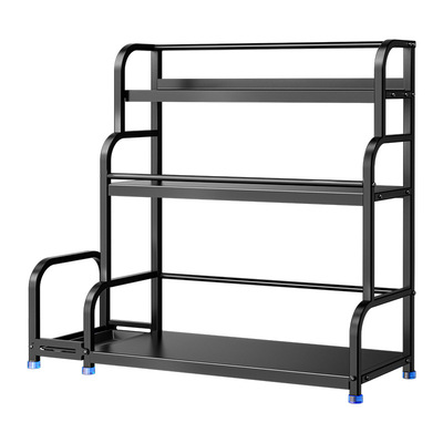 厨房置物架落地调味调料架台面刀架整理收纳架厨房用品收纳储物架