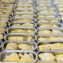 厂家直销泰国金枕头烤榴莲肉芝士烤小金条榴莲半成品烘焙商 用定