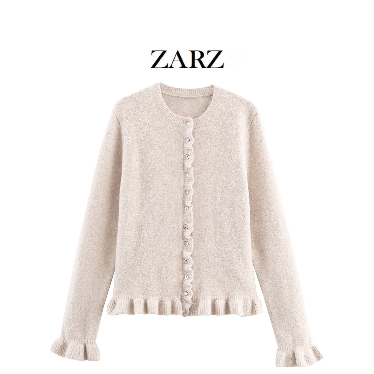 Zarz Homemade European and American Style New Women's Clothing Western Style Layered Decorative Knitted Jacket 2756/115/711