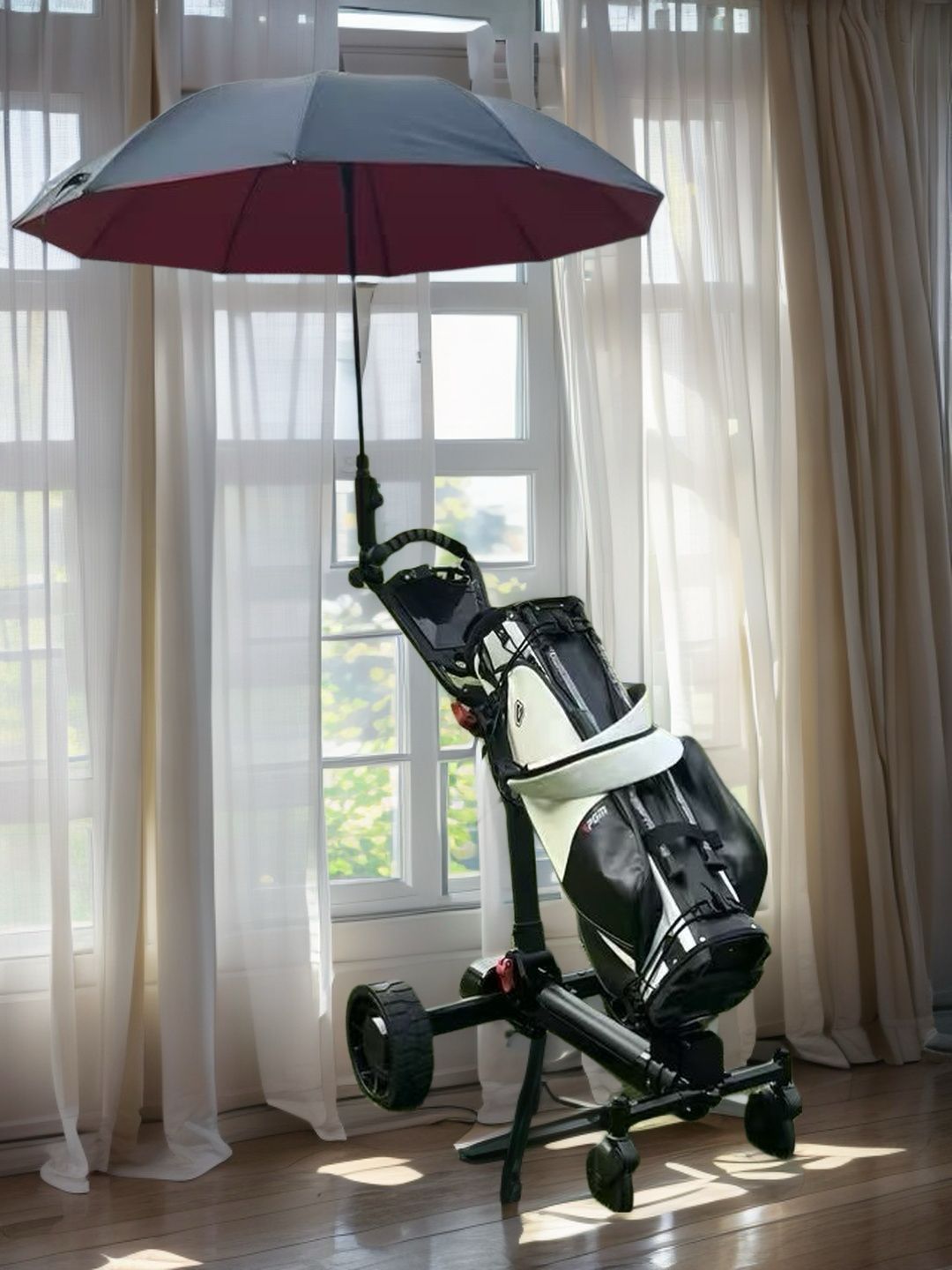 Sikute T3 four-wheel intelligent automatic follow adult golf bag car folding small