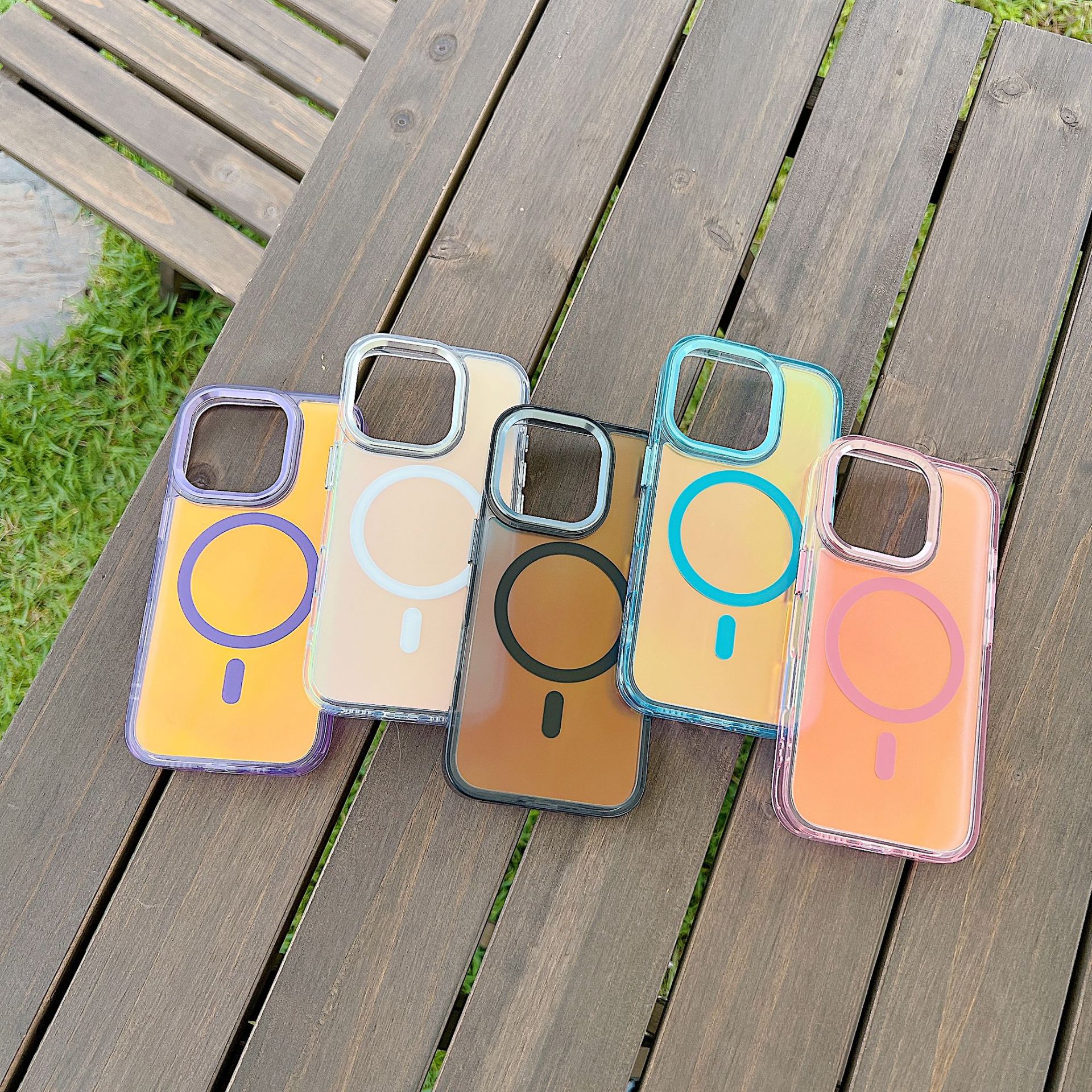 Funda magnética camaleón bright shadow para iphone y samsung_voghion.com