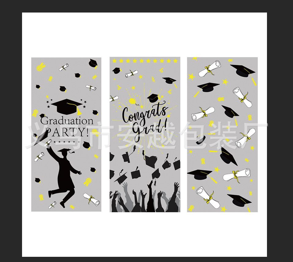 Nueva bolsa de embalaje OPP bolsa de Acción de Gracias amante de Navidad solo día Festival bolsa de celofán bolsa de caramelo bolsa de regalo de vacaciones